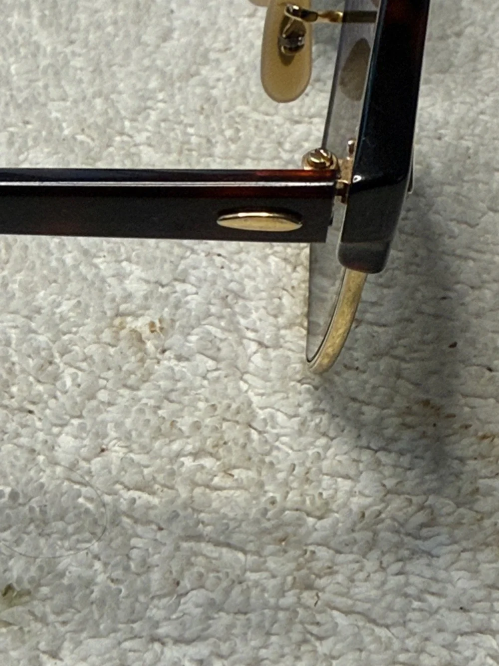 Ray-Ban Clubmaster Sunglasses in Tortoise and Gold with Gradient Green Lenses